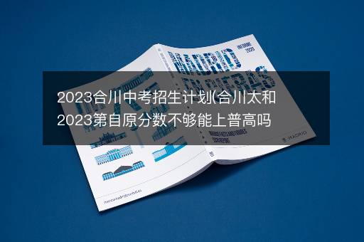 2023合川中考招生计划(合川太和2023第自原分数不够能上普高吗) 
