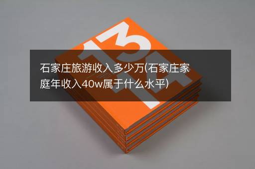 石家庄旅游收入多少万(石家庄家庭年收入40w属于什么水平)