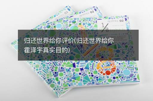 归还世界给你评价(归还世界给你霍泽宇真实目的)