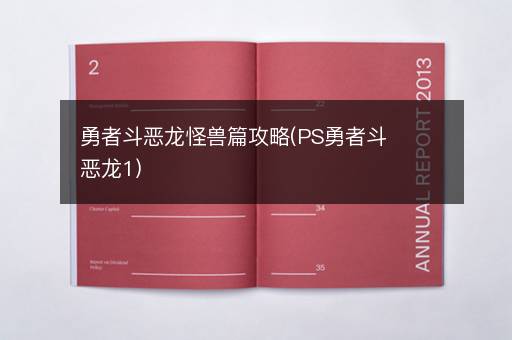 勇者斗恶龙怪兽篇攻略(PS勇者斗恶龙1)